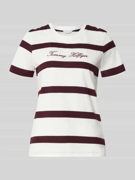 Męski t-shirt o kroju regular fit z czystej bawełny Tommy Hilfiger