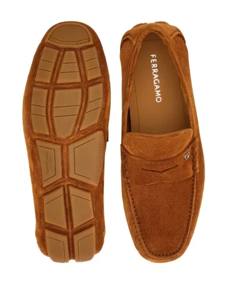 Pantofi loafer Ferragamo maro