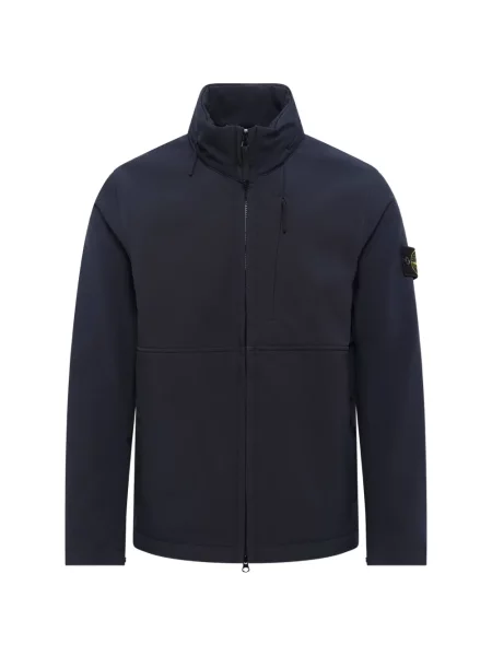 Geacă Stone Island cu strasuri albastru