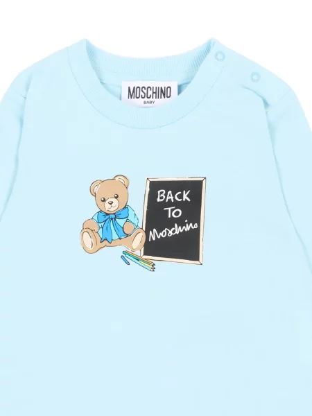 Koszulka dziecięca Moschino niebieska
