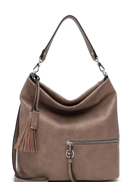 Tamaris Geantă tip sac taupe gri