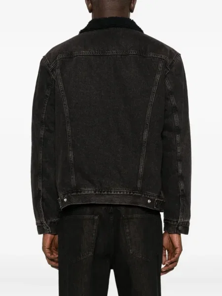 Geacă de blugi Levi's® din piele de căprioară maro