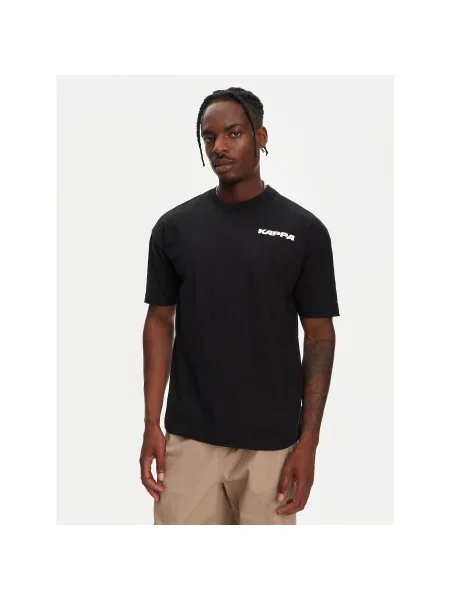 Kappa Majica Nyle Regular Fit črna