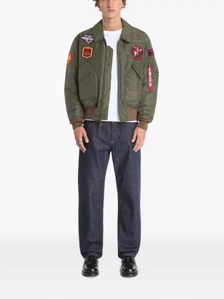 Geacă bomber Alpha Industries verde