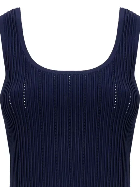 Top Simkhai tricotate albastru