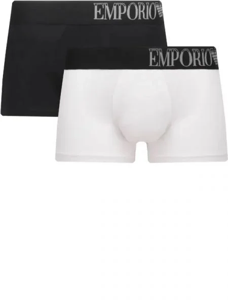 Emporio Armani 2 db-os boxeralsó szett fekete