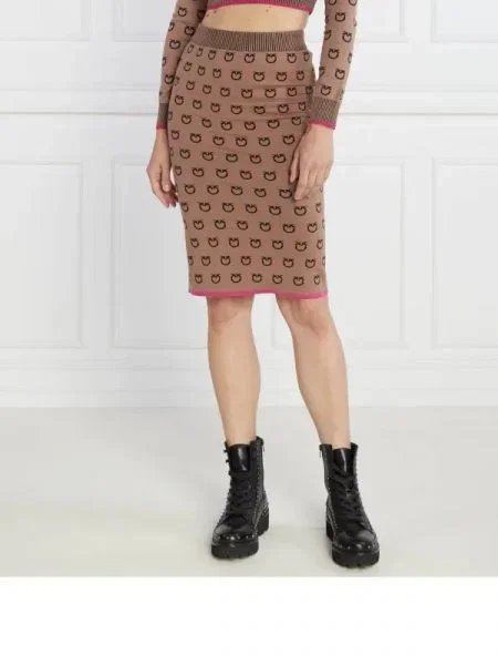 Pinko Fustă maro