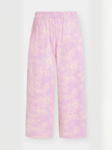 Crās Pantaloni Flowercras roz