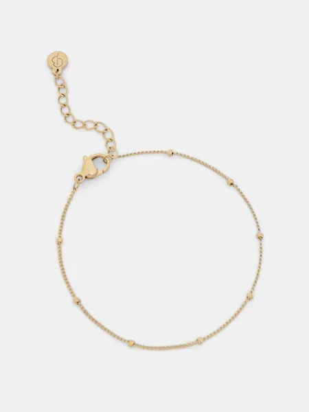 Pozlačena zapestnica EDBLAD Beaded Chain zlata