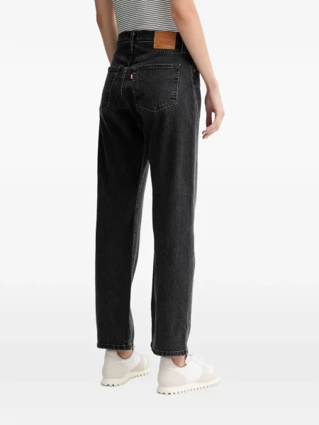 Blugi drepți Levi's® cu dungi negru