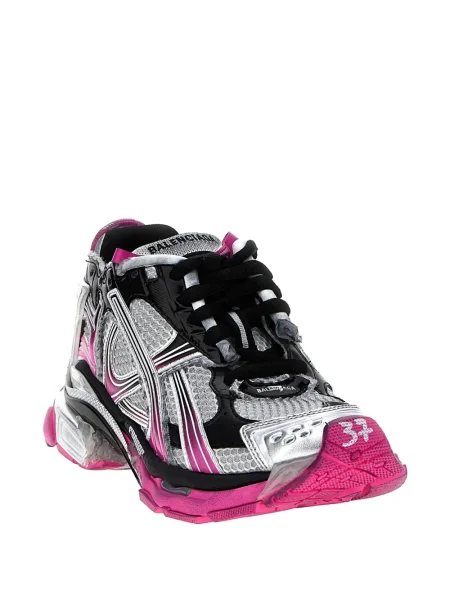Sneakers Balenciaga Runner από διχτυωτό γκρι