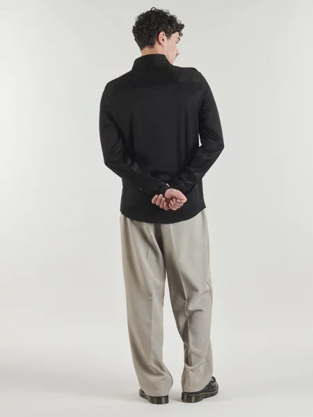 Košeľa Emporio Armani čierna