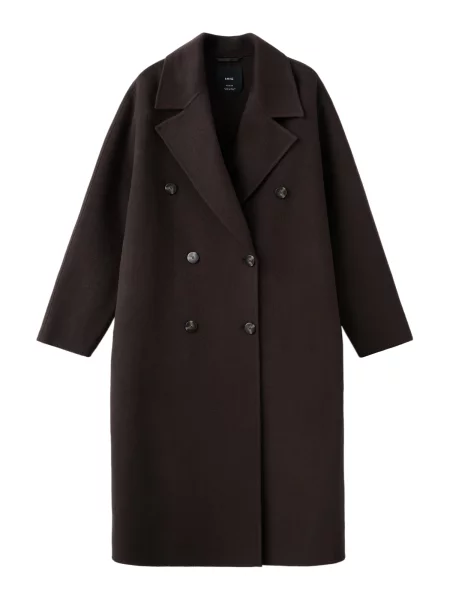 MANGO Palton de primăvară-toamnă PICAROL închis maro