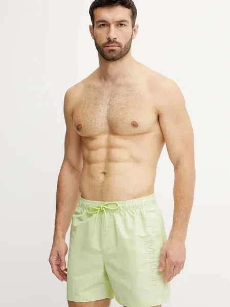 Плувни шорти Calvin Klein зелено