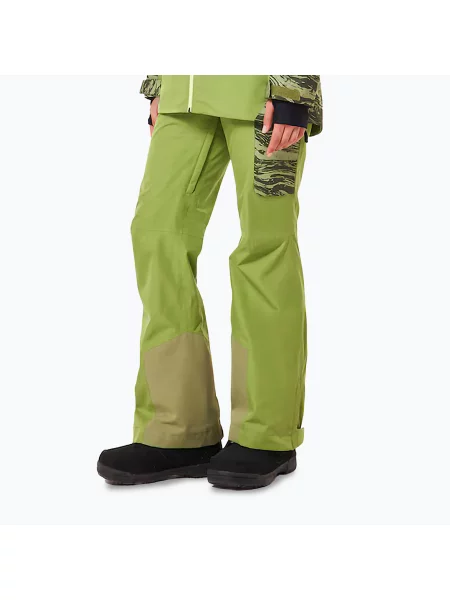 Pantaloni de schi pentru femei Oakley Tc Juno Reduct Shell Pant duality swirl dbl green verde