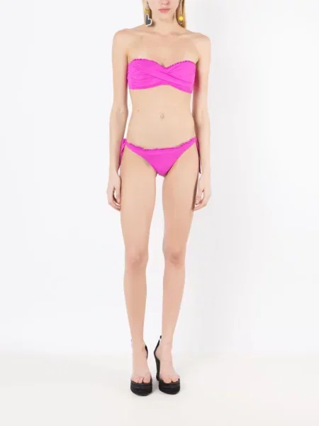 Bikinis Amir Slama karoliukai rožinė