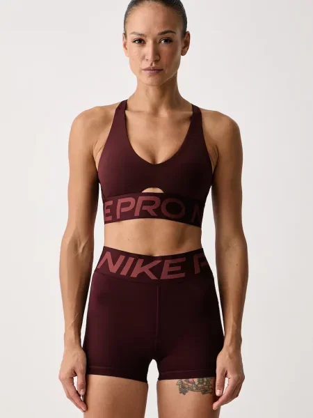 Nike športová podprsenka Pro Sculpt hnedá