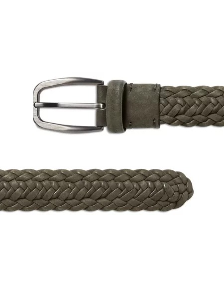 Nubuck ζωσμένος ζώνη Zegna πράσινο
