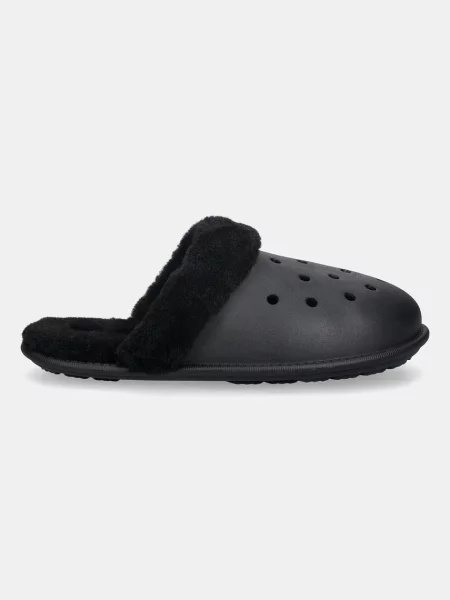 Kućne papuče Crocs Classic Fuzz Scuff crna