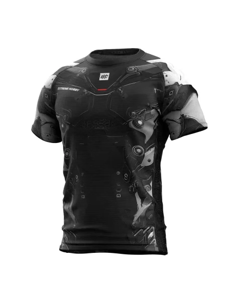 Koszulka Sportowa Techniczna EXTREME HOBBY IRON FORCE biała