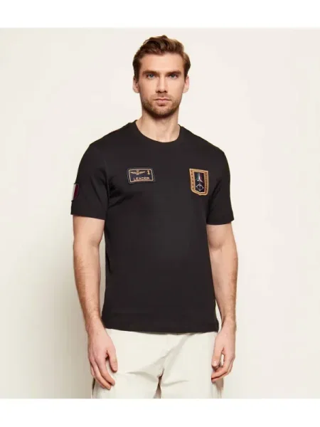 Tricou Pentru Bărbați Aeronautica Militare negru