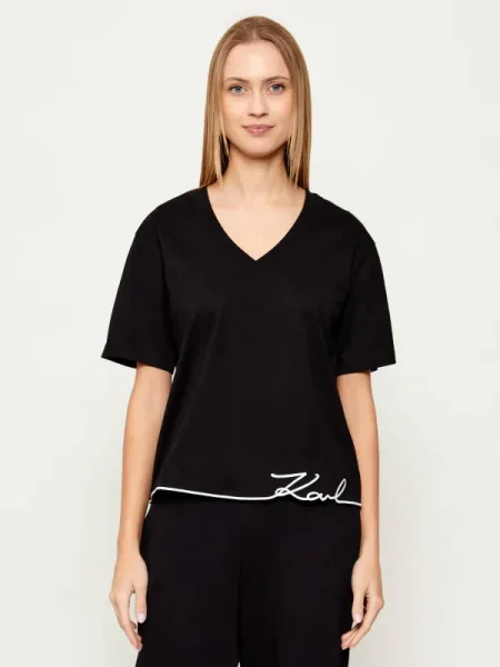 KARL LAGERFELD Tricou negru