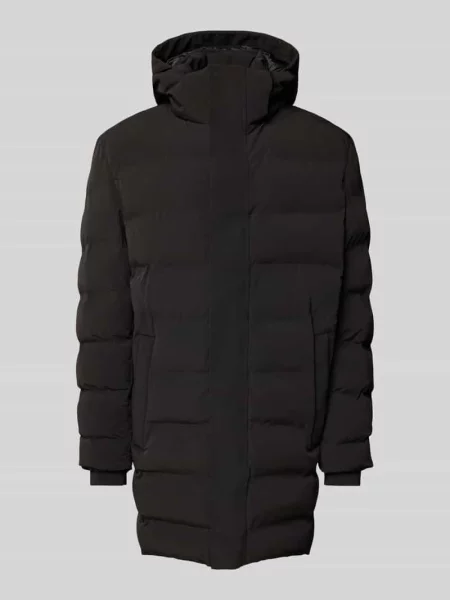 Płaszcz pikowany o kroju regular fit z wpuszczonymi model ‘Chadwick’ Joop! Collection czarny