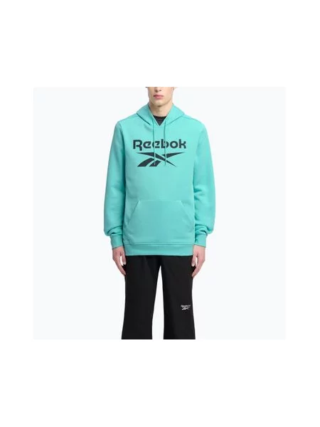 Флісова толстовка з великим логотипом Reebok Identity ai aqua