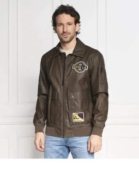 GUESS Geacă AVIATOR maro