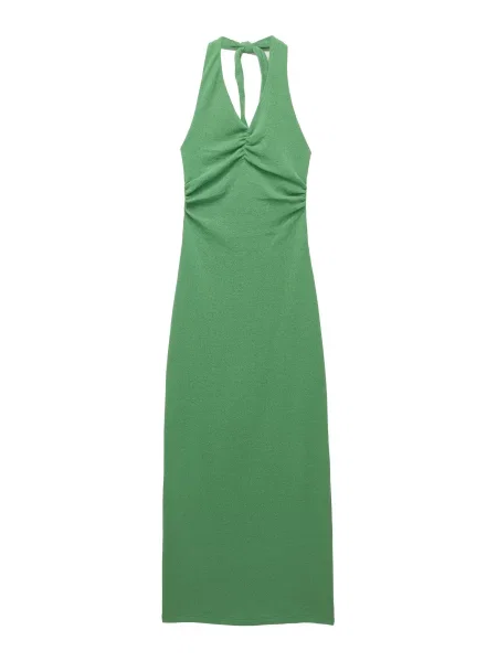 Pull&Bear Úpletové šaty kiwi