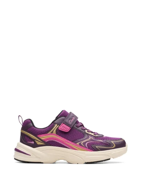 Sneakersy dziecięce Clarks fioletowe
