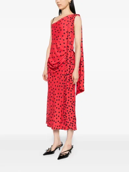Rochie Moschino cu imagine de costum roșu
