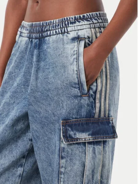 Adidas Jeans hlače Oversize modra