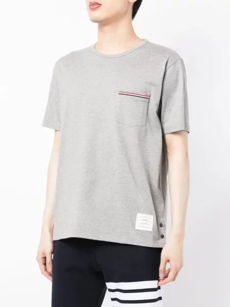 Tričko Thom Browne šedé