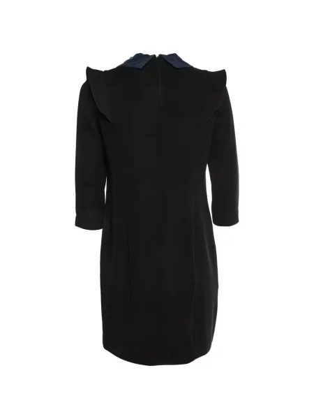 Gulerat rochie midi Sandro negru