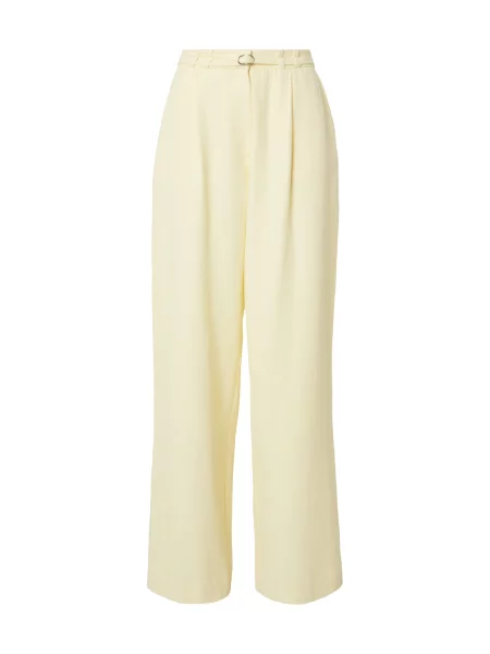EDITED Pantaloni Louisa pastel galben