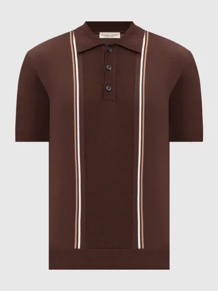 Поло Cashmere&whiskey коричневое
