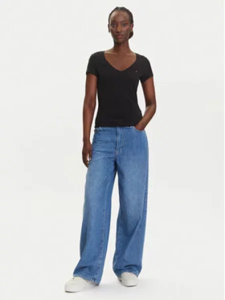 Majica Tommy Jeans črna