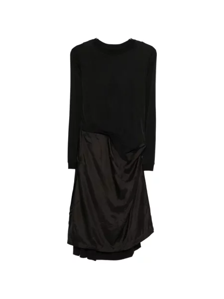 Rochie Maison Margiela drapată de costum negru