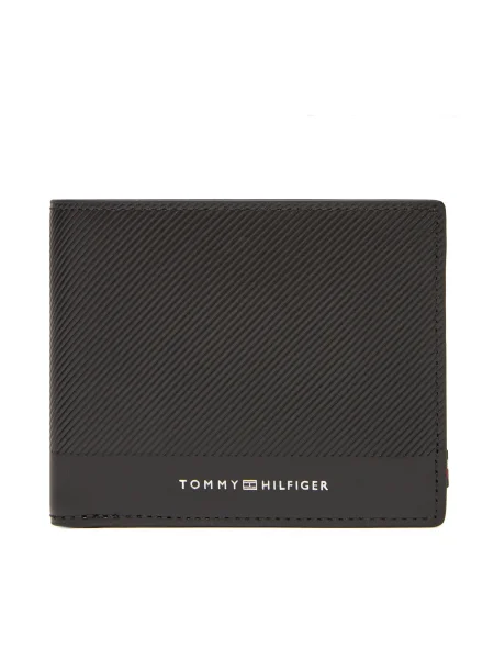 Кожен портфейл Tommy Hilfiger мъжки черно