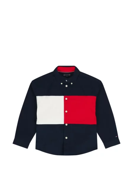 Koszula dziecięca Tommy Hilfiger niebieska