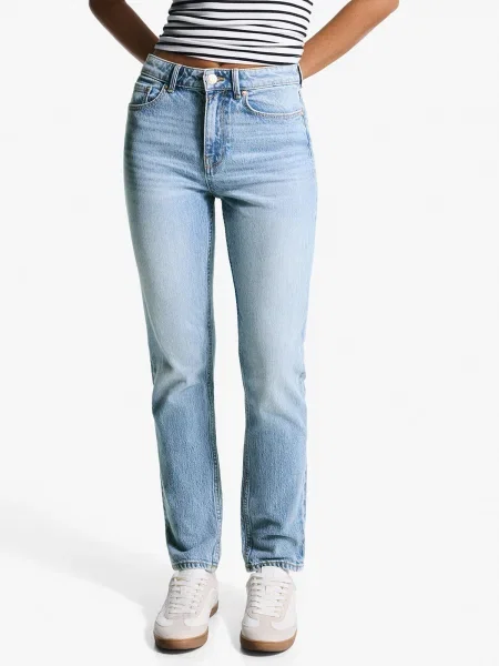 Bershka Jeans deschis albastru