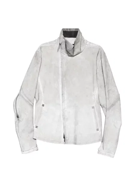 Geanta de piele Isaac Sellam Experience gri