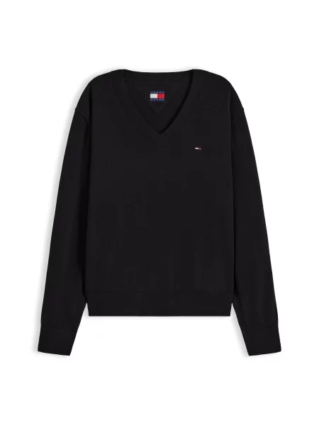 Tommy Jeans Sveter ESSENTIAL' čierna