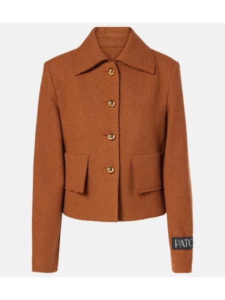 Geacă Patou de lână maro