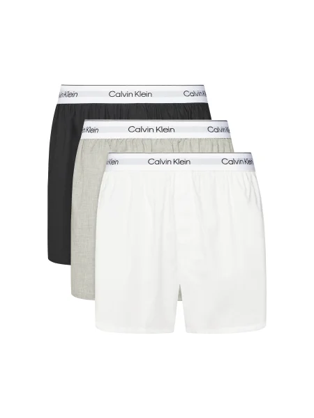 Calvin Klein Underwear Boxeralsók szürke / fekete fehér