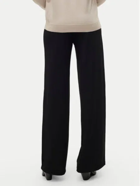 Vero Moda nohavice Berlin Wide Leg čierna