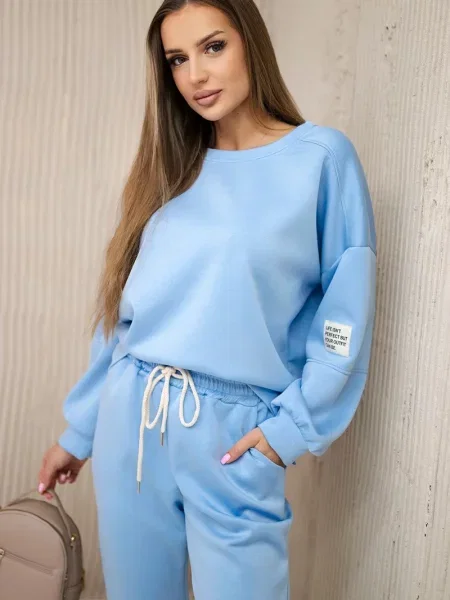 Pantaloni Kesi Włoski albastru