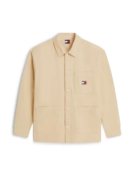 Tommy Jeans Geacă de primăvară-toamnă ESSENTIAL' bej
