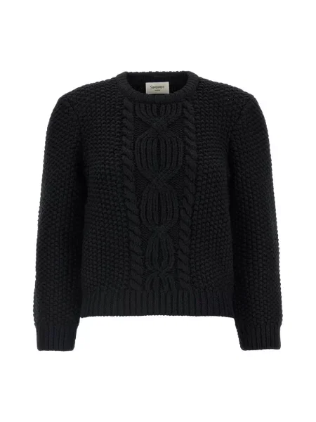 Sweter Saint Laurent czarny